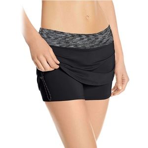TYR Sport Women's Black Sonoma Active Mini Della Skort XL